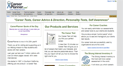 Desktop Screenshot of careerplanner.com